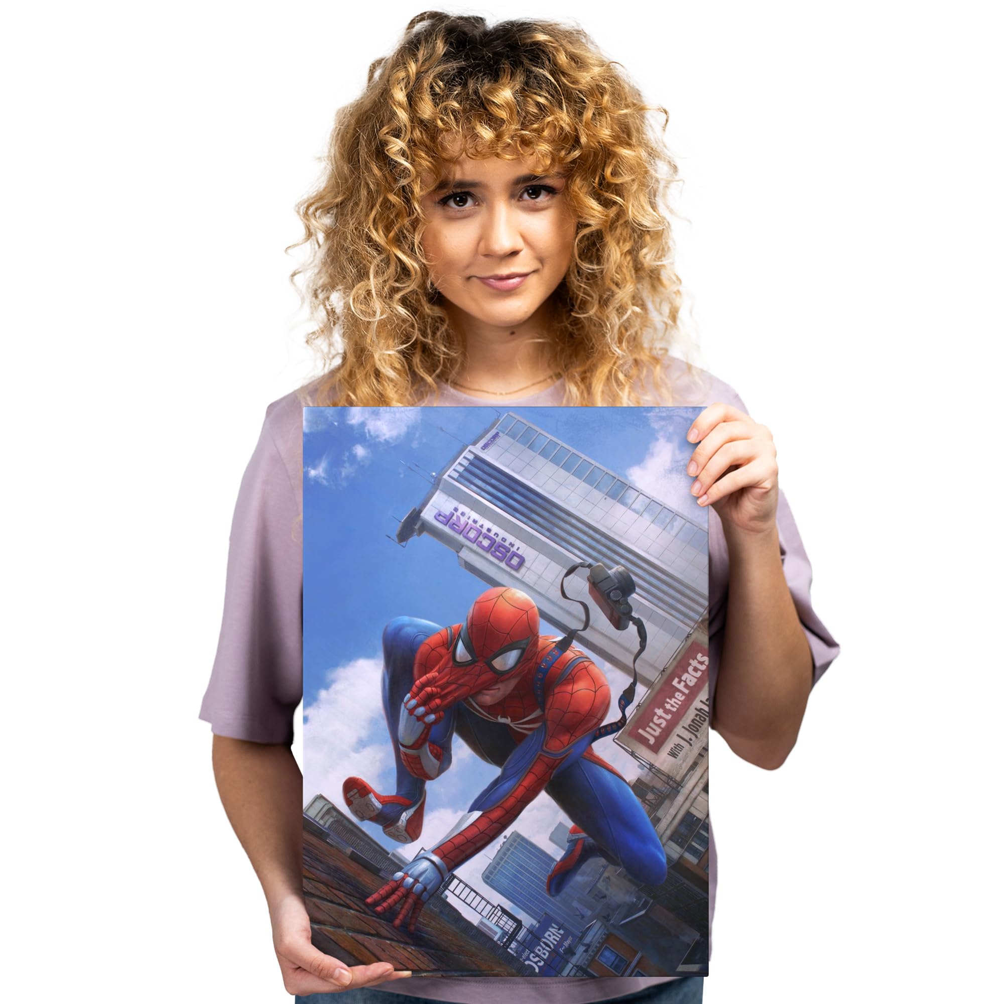 Amazon.com: Displate Official Spiderman Metal Poster Magnetic
